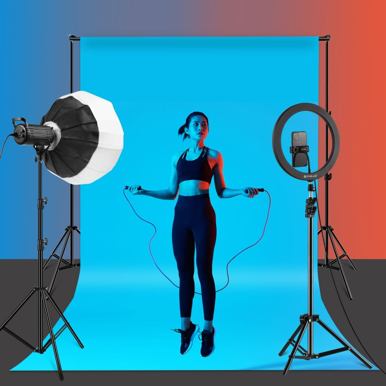 PULUZ 2.8m Height Foldable 3 Sections Tripod Mount Light Holder for Photography Video Light / Backdrop Light