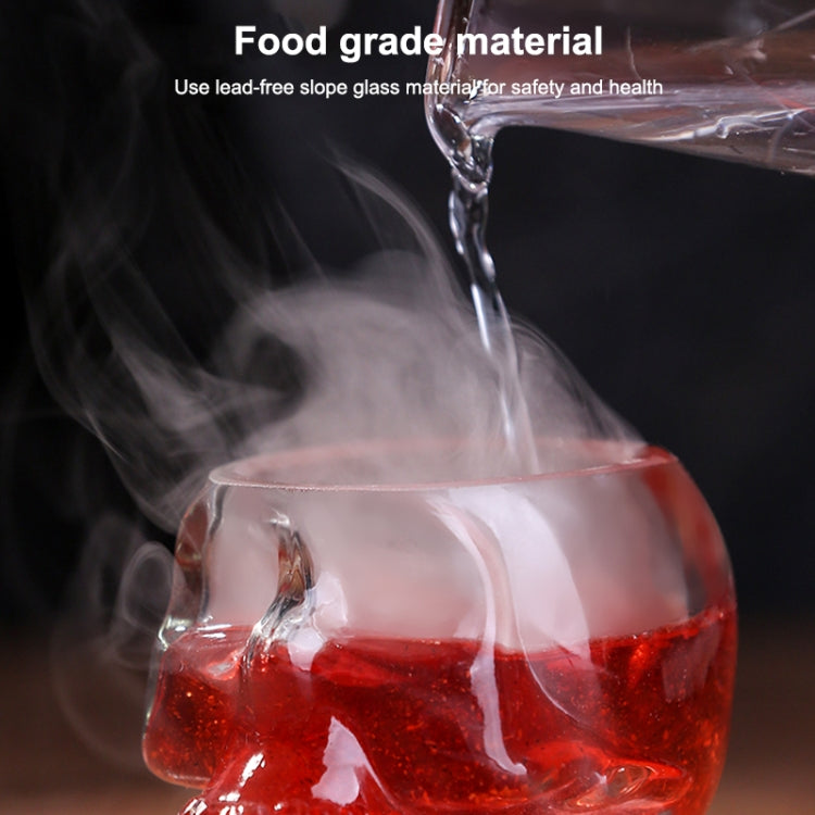 Crystal Skull Head Vodka Whiskey Shot Glass