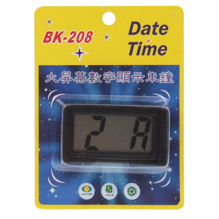 LCD Digital Electronic Car Clock Car Interior Accessory Date Calendar Time Display