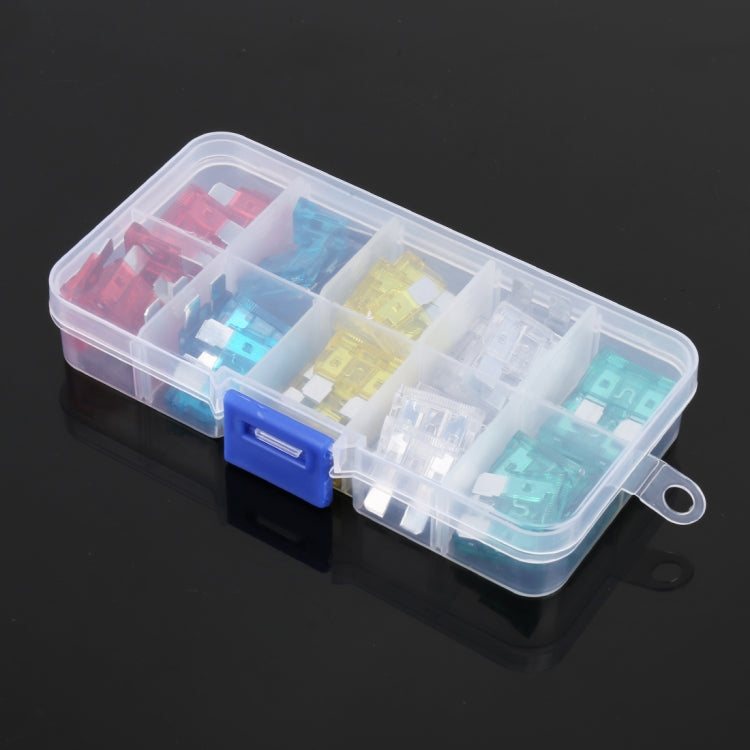 50 PCS 10A / 15A / 20A / 25A / 30A Blade Fuses Set for Car Vehicle