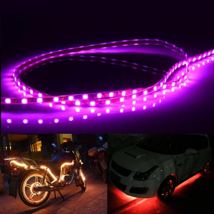 5 PCS Normally-on Style 45 LED 3528 SMD Waterproof Flexible Car Strip Light for Car Decoration, DC 12V, Length: 45cm, 45cm+Red, 45cm+White, 45cm+Yellow, 45cm+Dark Blue, 45cm+Green, 45cm+Ice blue, 45cm+Pink