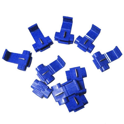 100 PCS Cable Clip, Adapt to Line Diameter: 0.8-2.0mm(Blue)
