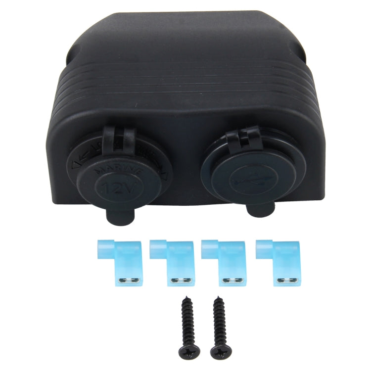 5V 2.1A Dual-USB Ports w/20A Car Cigarette Lighter Socket Car Charger