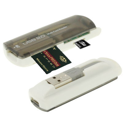 USB 2.0 Multi Card Reader, Support SD/MMC, MS, TF, M2 Card
