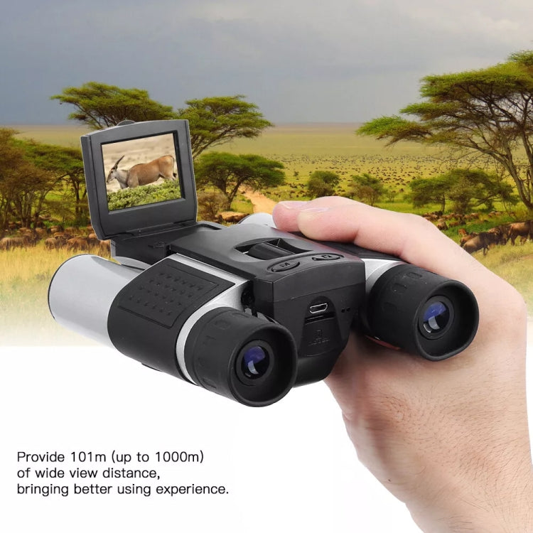 DB618B 10X25 Zoom 10mm Objective Lens HD 1280x960P 1.5 inch LCD Screen Binocular Telescope Digital Camera