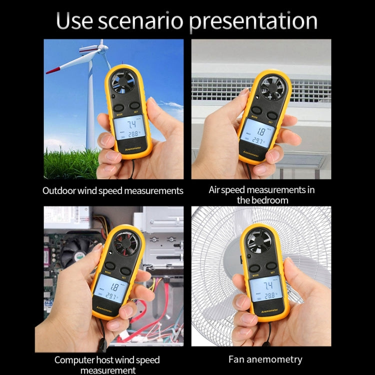 AR-816 Digital Electronic Thermometer Anemometer