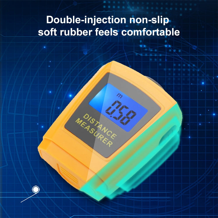 Mini Ultrasonic Distance Measurer with Laser Pointer