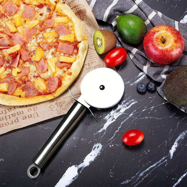 Stainless Steel Round Pizza Cutter Knife