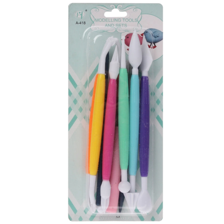 10 in 1 Colorful Cake Modelling Tool Set