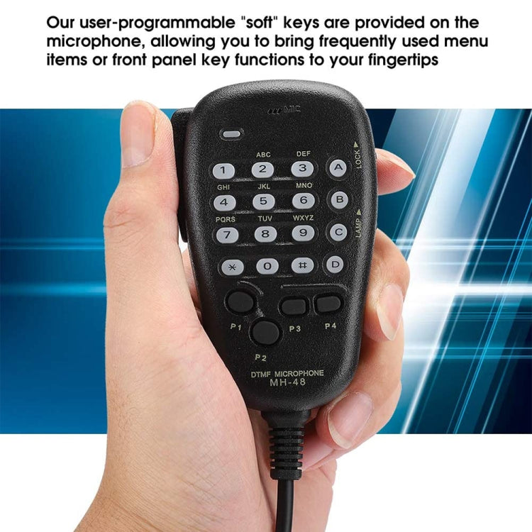 MH-48A6J DTMF Microphone for Yaesu MH-48A6J FT-7800R FT-8800 FT-8900R Radio