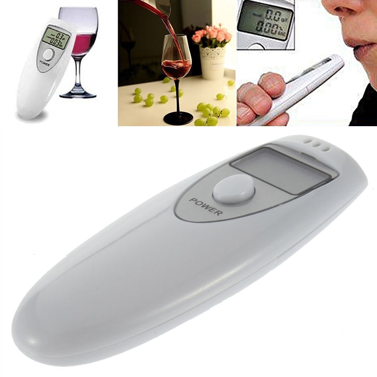 Digital LCD Display Breath Alcohol Tester with Audible Alert