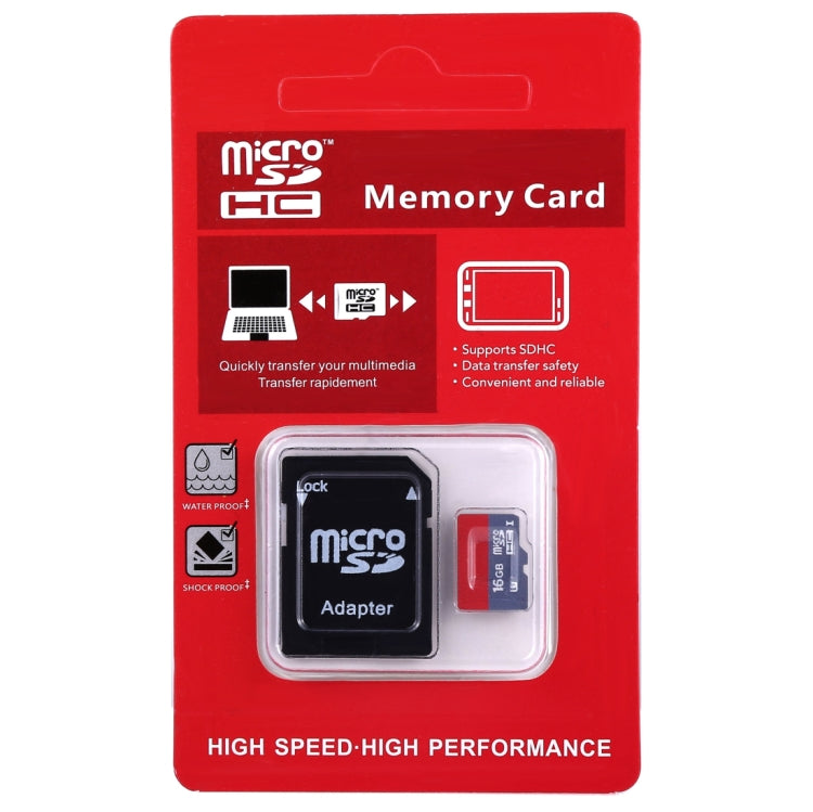 16GB High Speed Class 10 TF/Micro SDHC UHS-1(U1) Memory Card, Write: 15mb/s, Read: 30mb/s (100% Real Capacity)