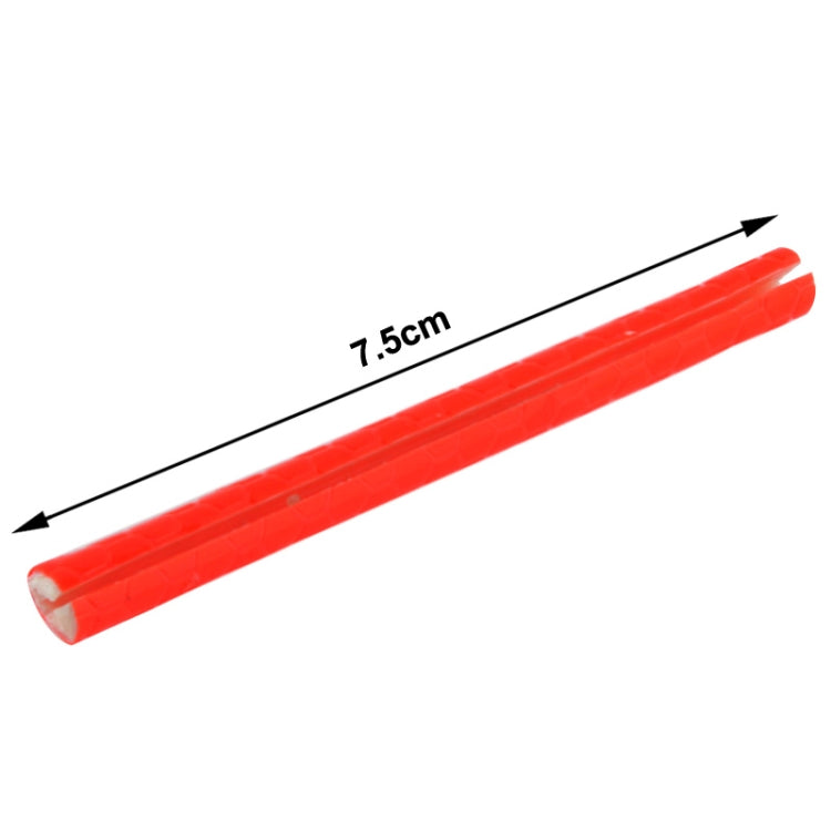 OQSPORT 12 PCS Bicycle Wheel Spoke Reflector Reflective Mount Clip Tube Warning Light Strip