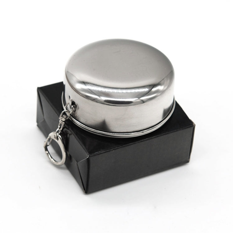 Stainless Steel Retractable Outdoor Cup Size: 85 x 72 x 72 mm (Big)
