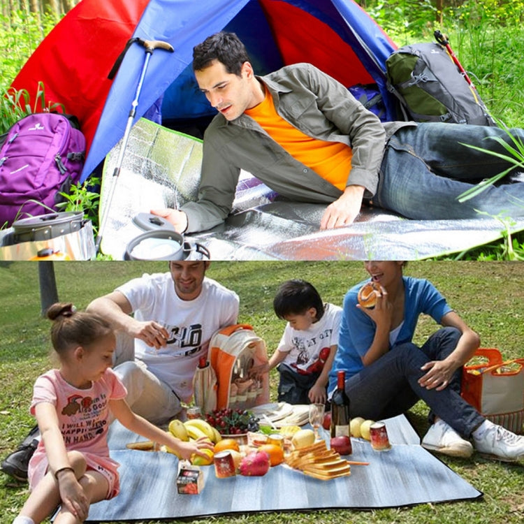 7mm Thickening of Double Aluminum Moisture Pad / Camping Sleeping Pad, Size: 200cm x 200cm