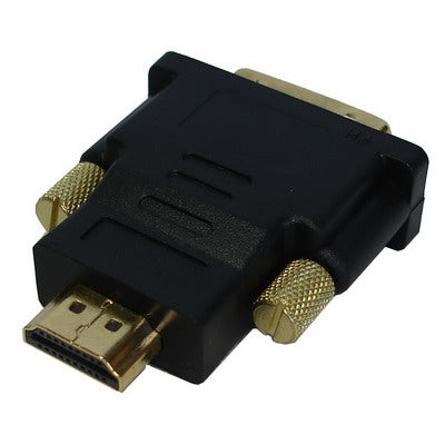 HDMI 19Pin Male to DVI 24+1 Pin Male adapter (Gold Plated)