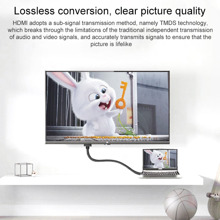 Gold Plated Mini HDMI Male to HDMI 19 Pin Female Adapter