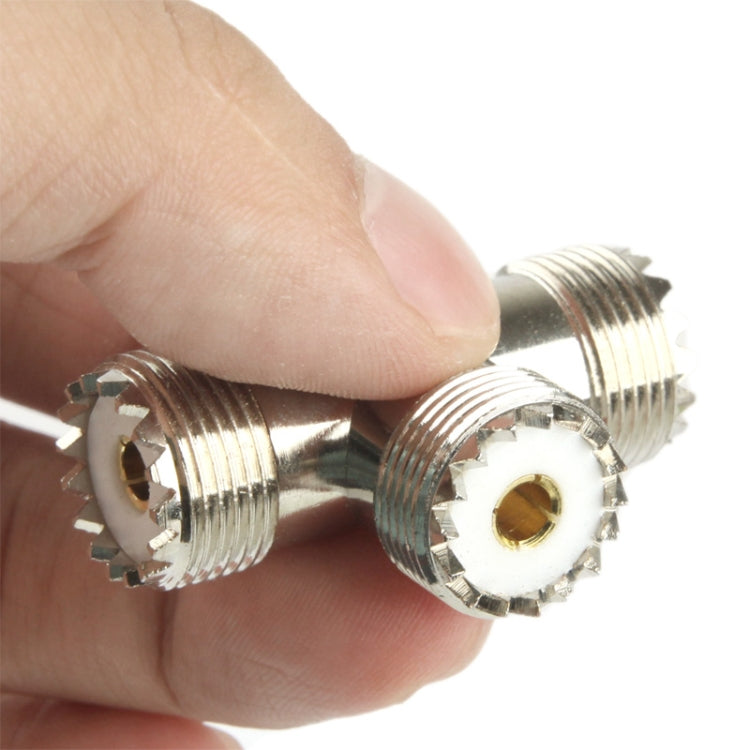 UHF Female to 2 x UHF Female Adapter