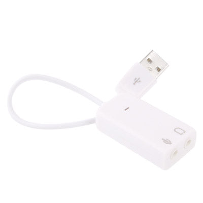 7.1 Channel USB 2.0 Sound Adapter, Plug and Play