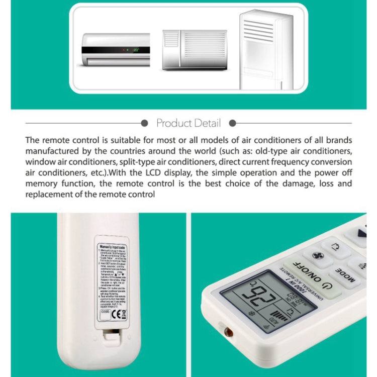 Chunghop Universal A/C Remote Control (K-108ES)
