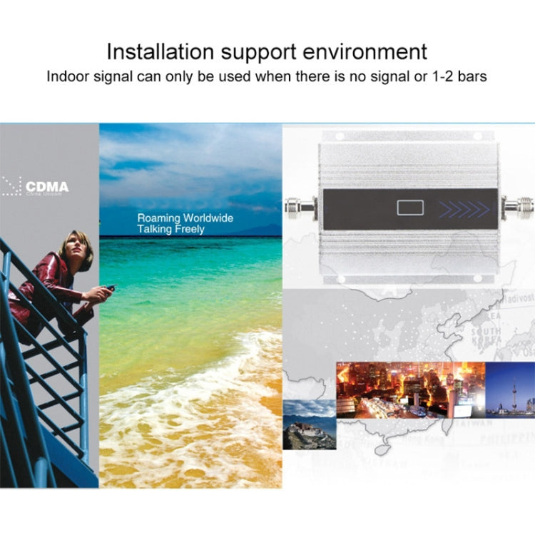 3G Signal Amplifier with Signal Strengthen Antenna, Cable Length: 10m