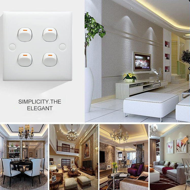 Electric Wall Switch (Size: 86 x 86mm)