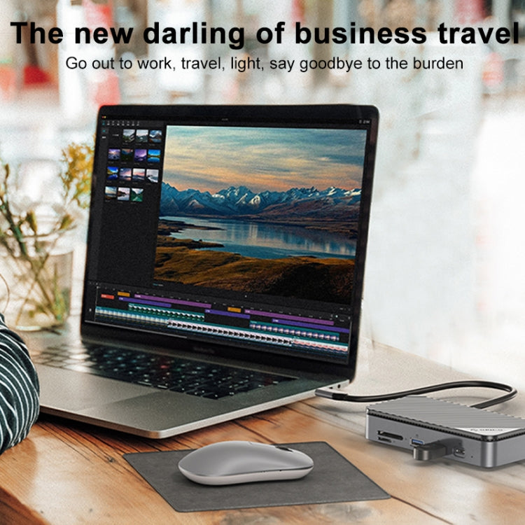 ORICO DPM2P9 M.2 Hard Disk Cassette with 10 in 1 HUB Multifunctional Docking Station