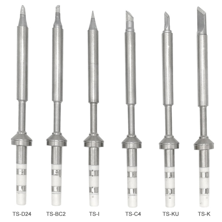 QUICKO TS100 Lead-free Electric Soldering Iron Tip, TS-KU, TS-B2, TS-BC2, TS-C4, TS-D24, TS-I, TS-ILS, TS-K, TS-KU