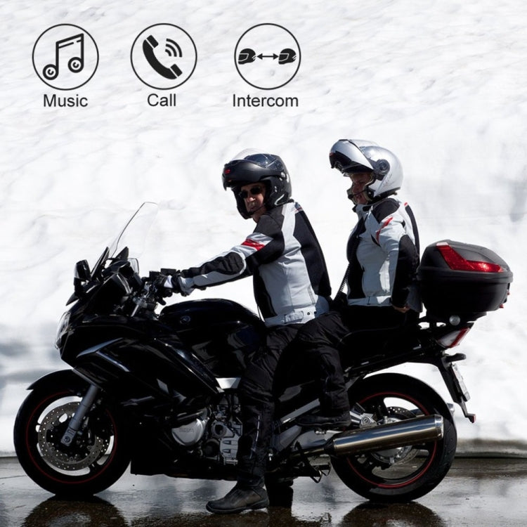 BT-S3 Motorcycle Helmet Wireless Bluetooth Earphone Waterproof Handsfree Interphone Walkie talkie with FM Radio