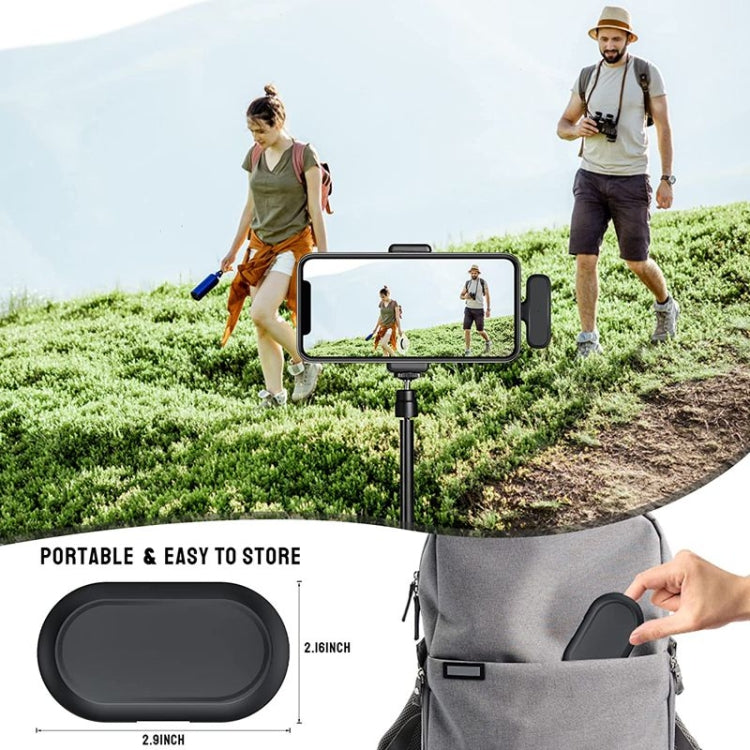 2 Pack Wireless Lavalier Microphone Wireless Noise Reduction Microphone with Charging Case