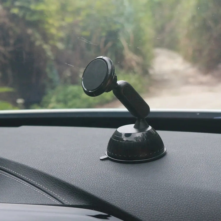208-C Black 360 Degree Rotation Dashboard Windshield Magnetic Mobile Phone Car Holder