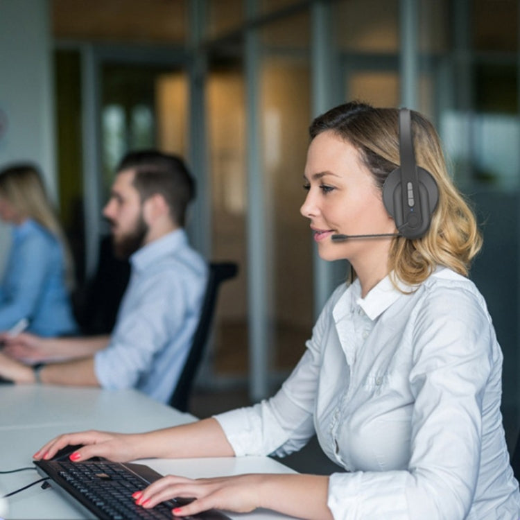 OY632 For Call Center Office Telephone Noise Cancelling Mic HiFi Stereo Earphone