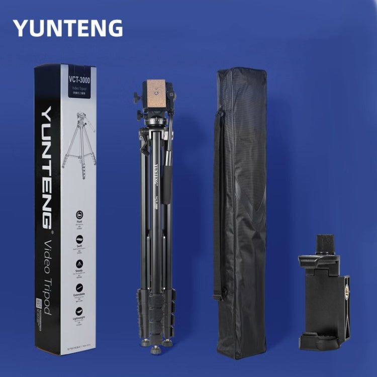 Yunteng VCT-3000 Professional Aluminum Tripod Camera Stand with Pan Head