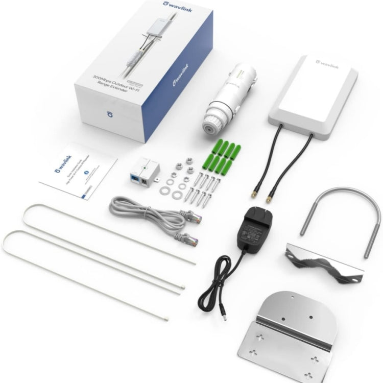 WAVLINK WN570HP2 Outdoor Weatherproof 300Mps WiFi Extender Wireless AP Repeater