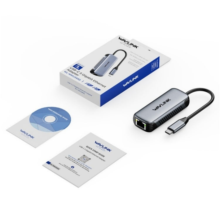 WAVLINK NWU340G 5Gbps Wired Network Converter USB-C to RJ45 Gigabit Ethernet Adapter