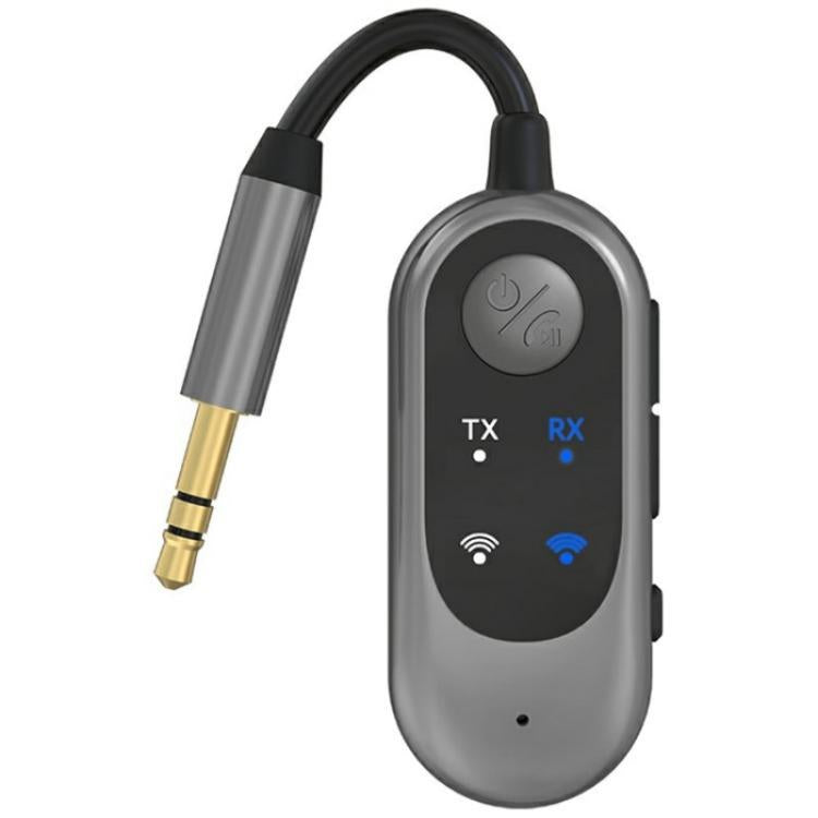 W10 Car Stereo Wireless Connection Audio Adapter 2 in 1 Car Bluetooth 5.3 Receiver Transmitter