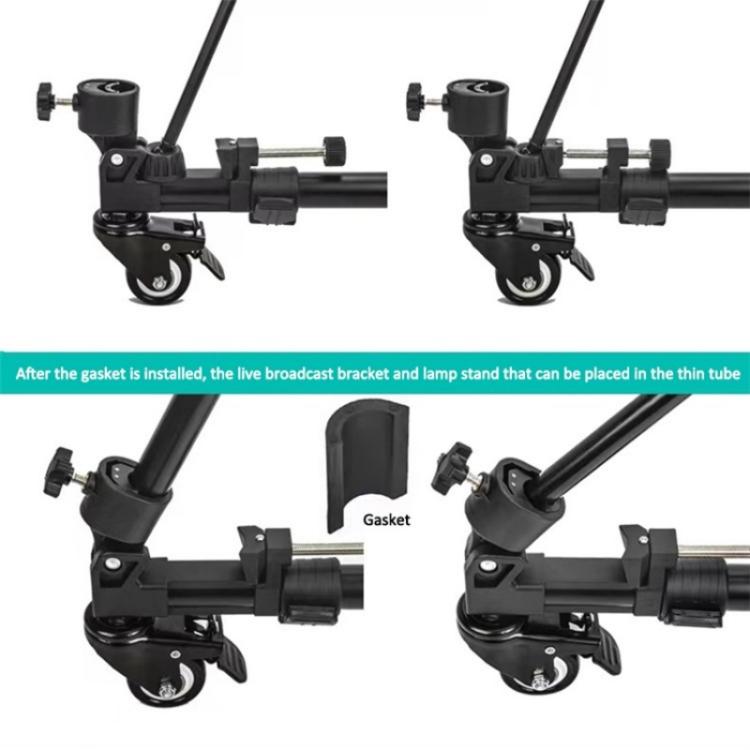 YUNTENG 900L DV Camera Photography Tripod Base Stand Universal Folding 3 Wheels Pulley