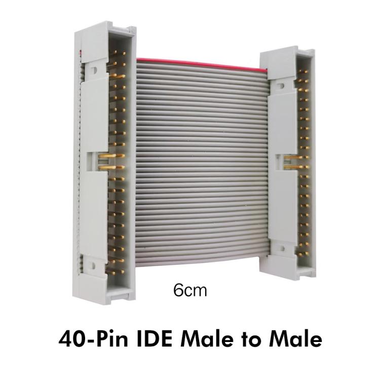 JUNSUNMAY 40 Pin IDE Male to Male HD Extension Cable
