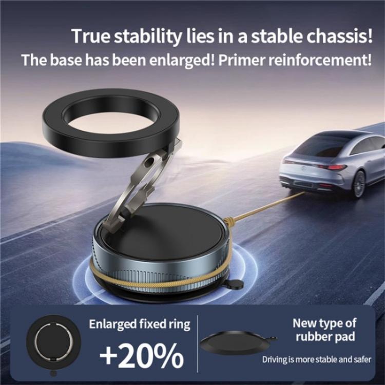 X28 Vacuum Suction Phone Mount 360 Degree Rotating Magnetic Car Phone Holder