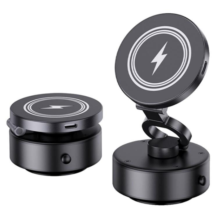 D1 15W Wireless Charging Electric Vacuum Suction Multi Angle Rotating Car Phone Holder