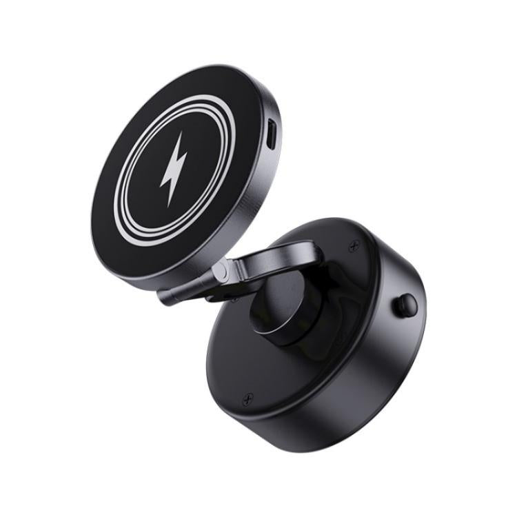 D1 15W Wireless Charging Electric Vacuum Suction Multi Angle Rotating Car Phone Holder