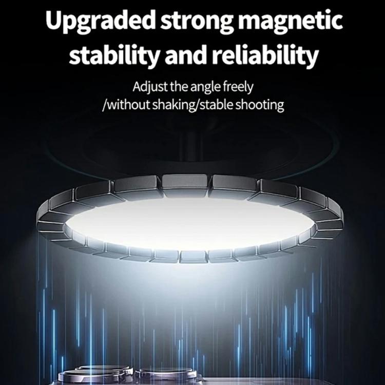 X68W 15W Wireless Charging Vacuum Suction Cup Foldable Car Dashboard Magnetic Phone Holder