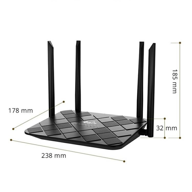 320M-E Eurasian Version Home Office Wireless Network WiFi CPE 3 Port SIM Card 4G LTE Router