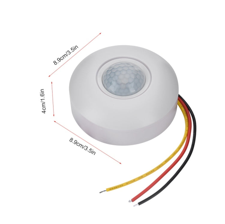 12V Infrared PIR Motion Sensor Switch With Delay 360 Degree Detection Sensor for LED Ceiling Light