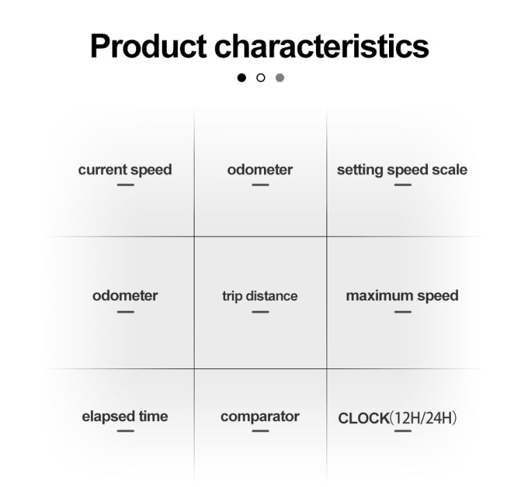 SUNDING SD-581A Bike Wired Computer Speedometer Odometer Cycling Bicycle Waterproof Measurable Temperature Stopwatch