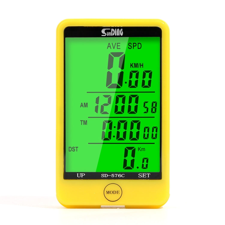 SD-576C Bicycle LCD Backlight Stopwatch Bike Speedometer Cycling Odometer Stopwatch