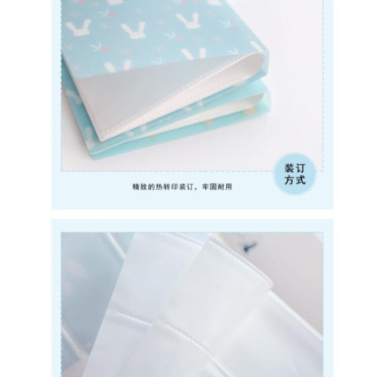 96 Slots ID Holders Cute cartoon card book star large capacity business card clip ticket collection book Card Stocks