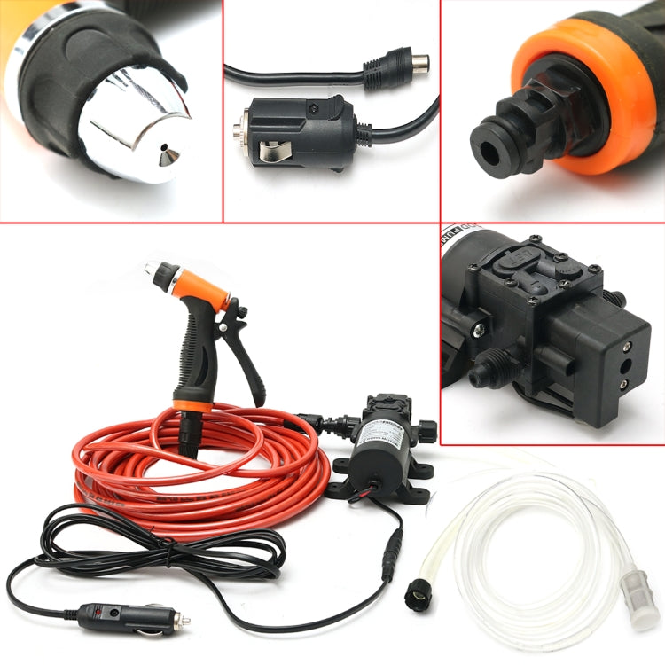 High Pressure 12V Portable 100W 160PSI Car Electric Washer Washing Machine Cigarette Lighter Water Pump Kit