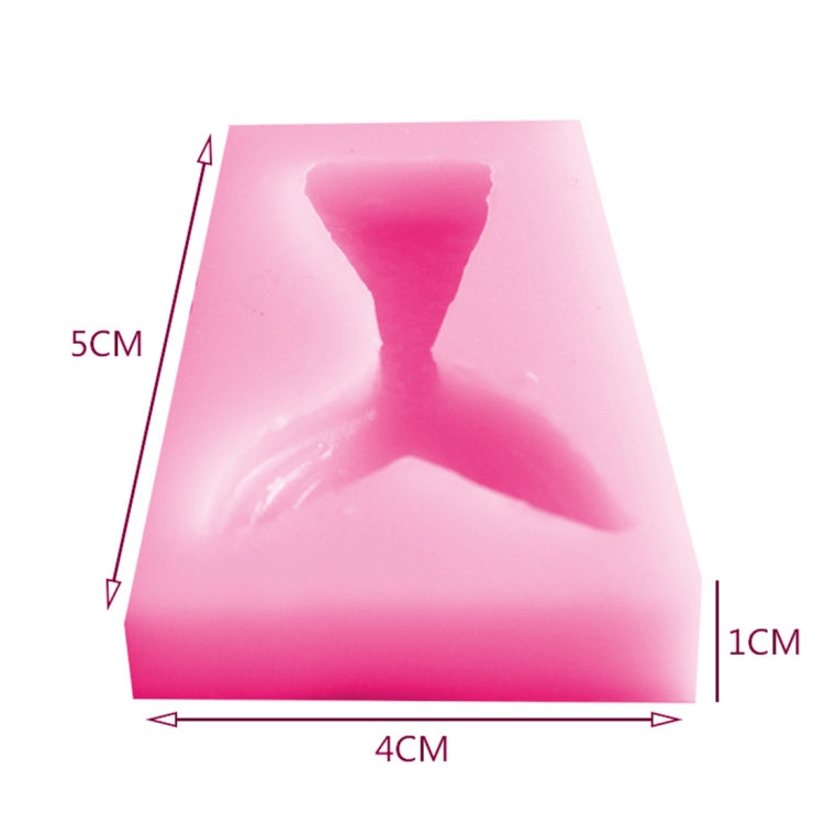 10 PCS Fondant Mermaid Fishtail Silicone Mold Baking Tools Chocolate Cake Decorating Mold