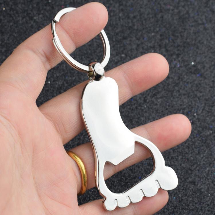 Personality Creative Male and Female Metal Keychain Bottle Opener
